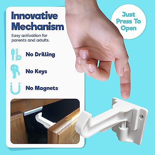 Benny Bradley's Upgraded Invisible Baby Proofing Latch Locks - Image 4