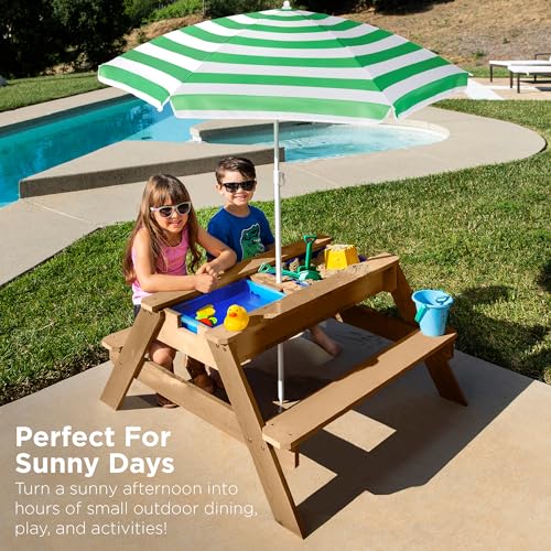 Best Choice Products Kids 3-in-1 Sand & Water Table - Image 3
