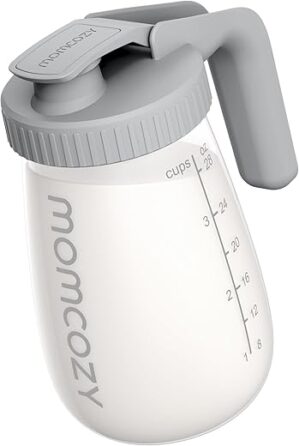 Momcozy Breast Milk Pitcher, No Leak Storage, 1 Quart