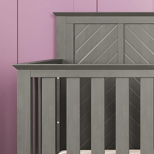 Child Craft Atwood Crib And Dresser Set, Lunar Gray - Image 5