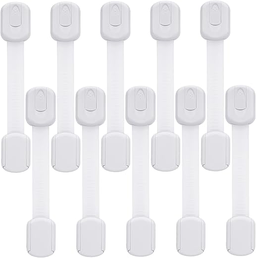 Goodv Child Safety Cabinet Locks - 10 Pack