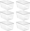 Vtopmart Clear Stackable Storage Bins with Lids