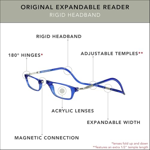 Clic Magnetic Adjustable Temple Computer Readers Glasses - Image 4
