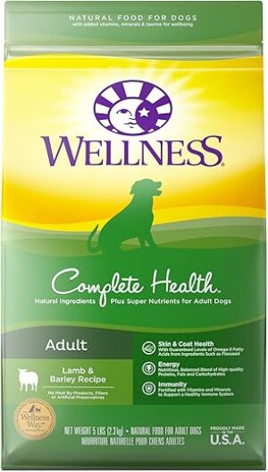 Wellness Complete Health Dry Dog Food, Lamb & Barley