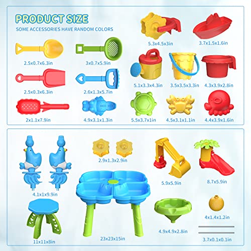 ConeWhale 4 In 1 Kids Sensory Play Table - Image 5