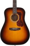 Guild D-140 Dreadnought Acoustic Guitar – Antique Burst