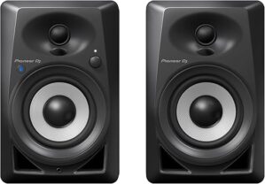 Pioneer DJ DM-40BT Desktop Monitor System, 4-Inch