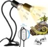 TFNN Double-Head Reptile Heat Lamp with Timer