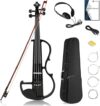 Vangoa Electric Violin Full Size 4/4, Black