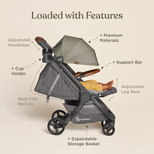 Ergobaby Metro+ Deluxe Compact Baby Stroller - Image 4