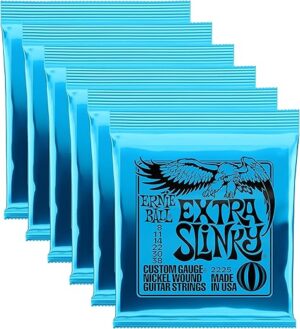Ernie Ball Extra Slinky 8-38 (6 Pack Bundle)