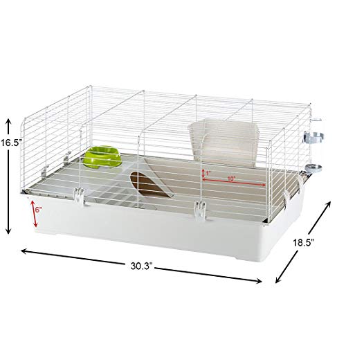 Ferplast Cavie Guinea Pig & Rabbit Cage With Accessories - Image 3