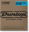 JIM DUNLOP Flatwound Medium Bass Strings DBFS45125M