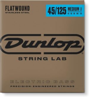 JIM DUNLOP Flatwound Medium Bass Strings DBFS45125M