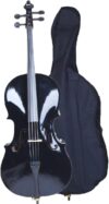 Vasitelan Full-Size Beginner Cello Kit (Black)