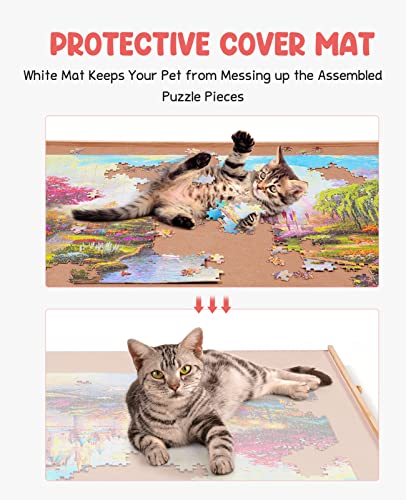 GAMENOTE 1500 Pieces Jigsaw Puzzle Table with Cover - Image 4
