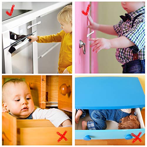 Goodv Child Safety Cabinet Locks - 10 Pack - Image 5