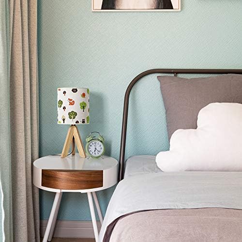 HAITRAL Tripod Table Lamp With Cartoon Lampshade - Image 5