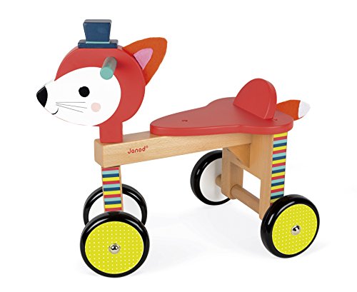 Janod Baby Forest Fox Ride-On Toy J08010 - Image 3