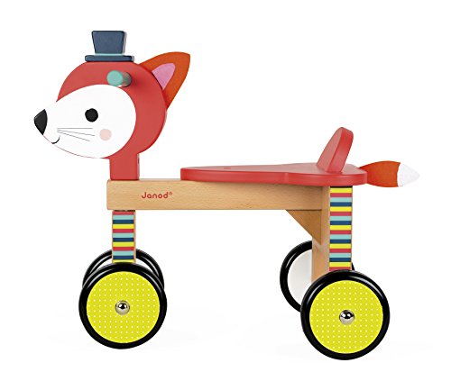 Janod Baby Forest Fox Ride-On Toy J08010 - Image 5