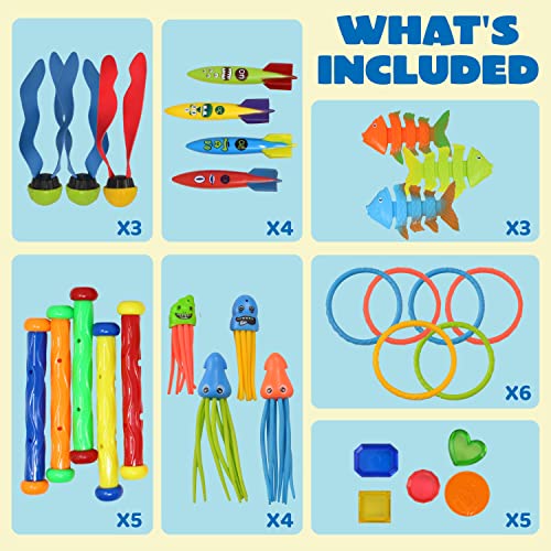 JOYIN 30 Pcs Diving Pool Toys for Kids - Image 2