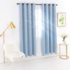 MANGATA CASA Kids Blackout Curtains 84 Inch Length