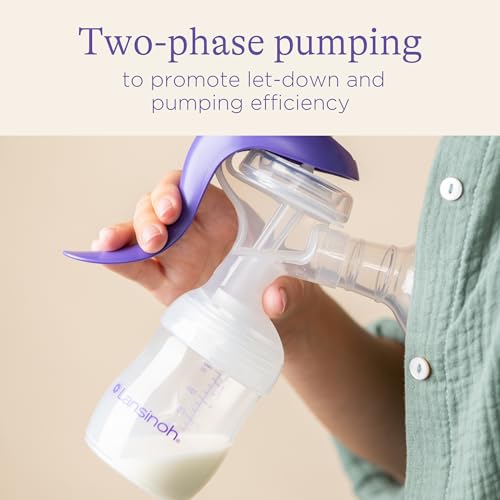 Lansinoh Manual Breast Pump With Baby Bottle, 5oz - Image 3