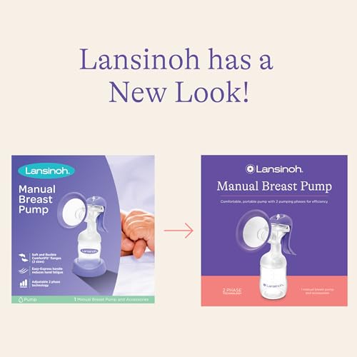 Lansinoh Manual Breast Pump With Baby Bottle, 5oz - Image 2