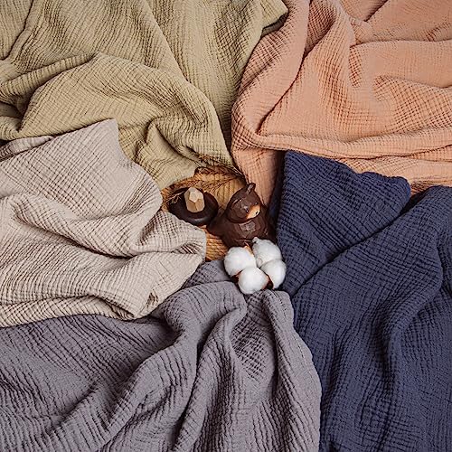 Lulu moon Muslin Quilt Blanket, Crib Blanket, 47x47 - Image 2
