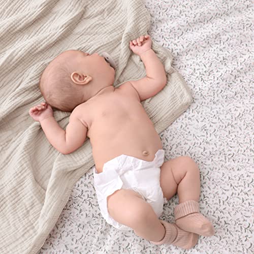 Lulu moon Muslin Quilt Blanket, Crib Blanket, 47x47 - Image 4