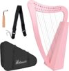 lotmusic Lyre Harp, 15 Strings Solid Birchwood
