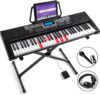 MUSTAR Meks-500 61 Key Lighted Keyboard Piano