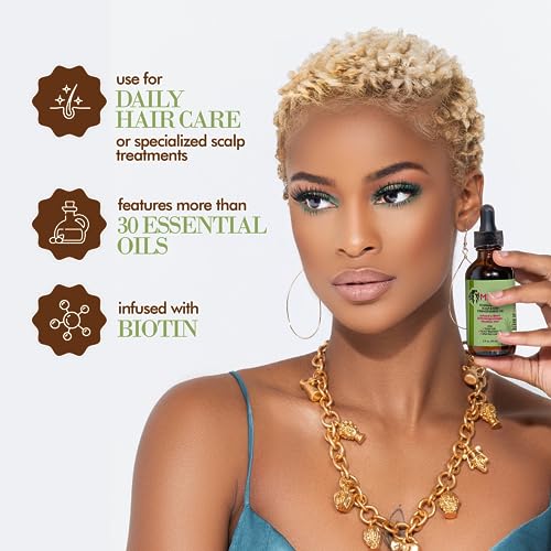 Mielle Organics Rosemary Mint Hair Strengthening Oil, 2 Oz - Image 2