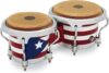 LP Latin Percussion Mini Tunable Puerto Rican Flag Bongos (LPM199-PR)
