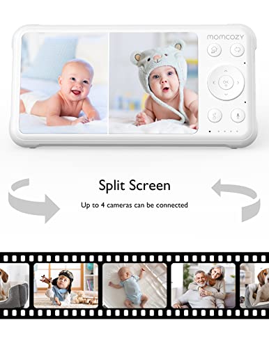 Momcozy Baby Monitor With 2 Cameras 5" 1080P - Image 4