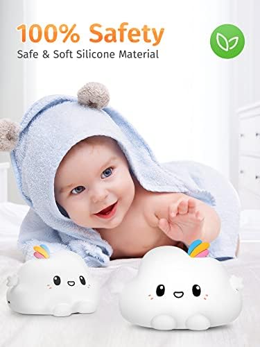 Mubarek Cloud Night Light, 16 Colors, Dimmable, Kawaii - Image 5