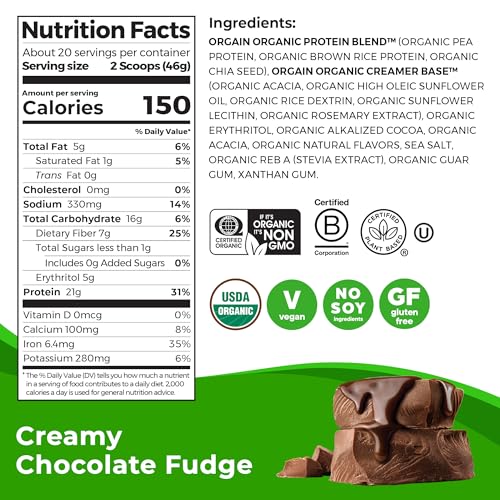 Orgain Organic Vegan Protein Powder - Image 2