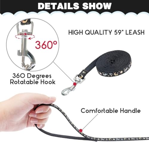 PAWCHIE Cat Harness Leash Collar Set - H-Shaped - Image 4
