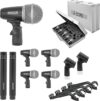 5 CORE Professional Drum Mic Kit 7 Piece