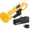 PAMPET Professional Plastic Bb Trumpet Set Yellow