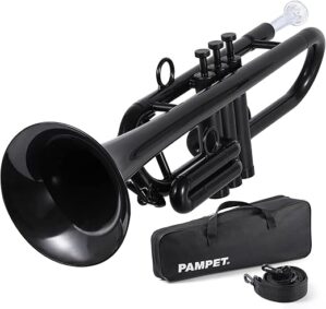 PAMPET Professional Plastic C Trumpet (Black)