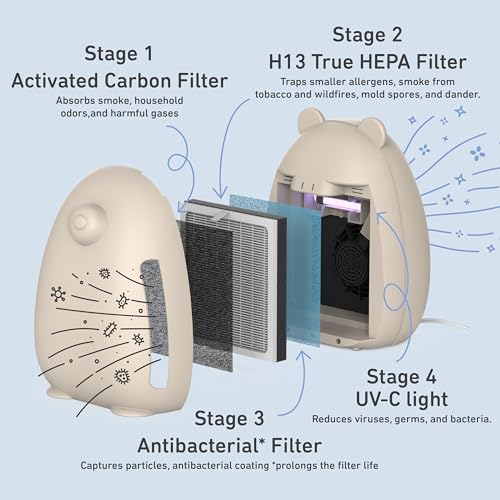 Pure Enrichment Bear Air True HEPA Purifier - Energy Star Rated - Image 5