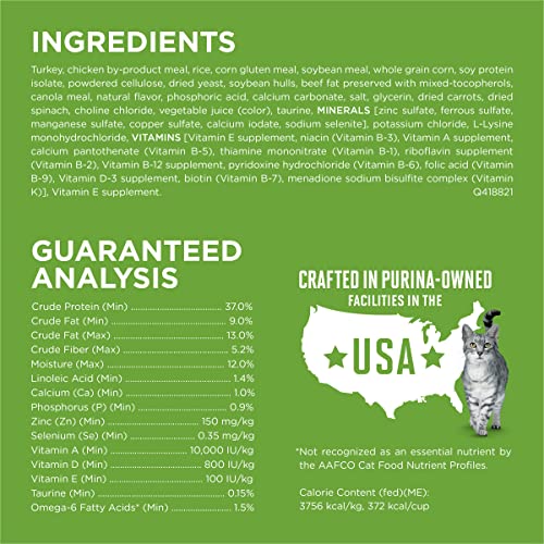 Purina ONE Weight Control Dry Cat Food - 7 lb. Bag - Image 5
