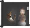 PET STAR Retractable Baby Gate, 72″ Wide, 34″ Tall