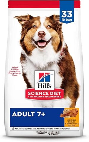 Hill’s Science Diet Senior Adult 7+ Dry Dog Food, 33 lb