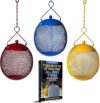 BACKYARD EXPRESSIONS PATIO HOME GARDEN Set Of 3 Squirrel Proof Bird Feeders