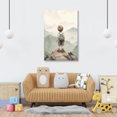SKYSUKEY Baby Boy Adventure Nursery Wall Art - Image 4