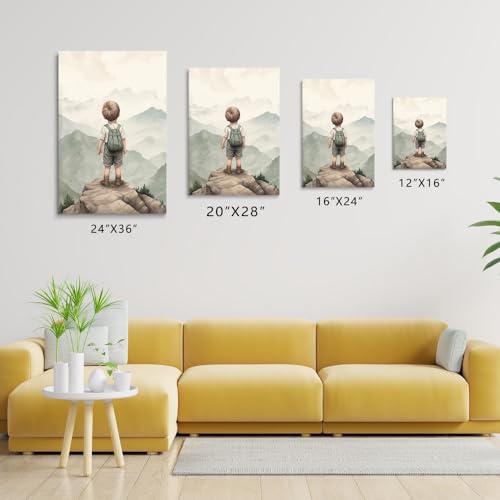 SKYSUKEY Baby Boy Adventure Nursery Wall Art - Image 5