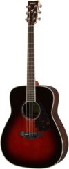 YAMAHA Solid Top Acoustic Guitar, Tobacco Sunburst