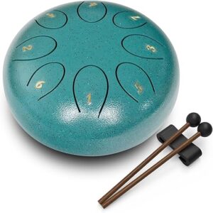 REGIS Steel Tongue Drum 8 Notes 6 Inches